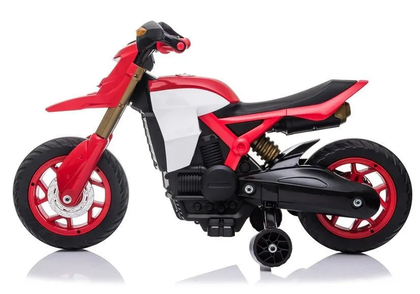 Vaikiškas elektrinis motociklas Motor, 6V, 45W, raudonas