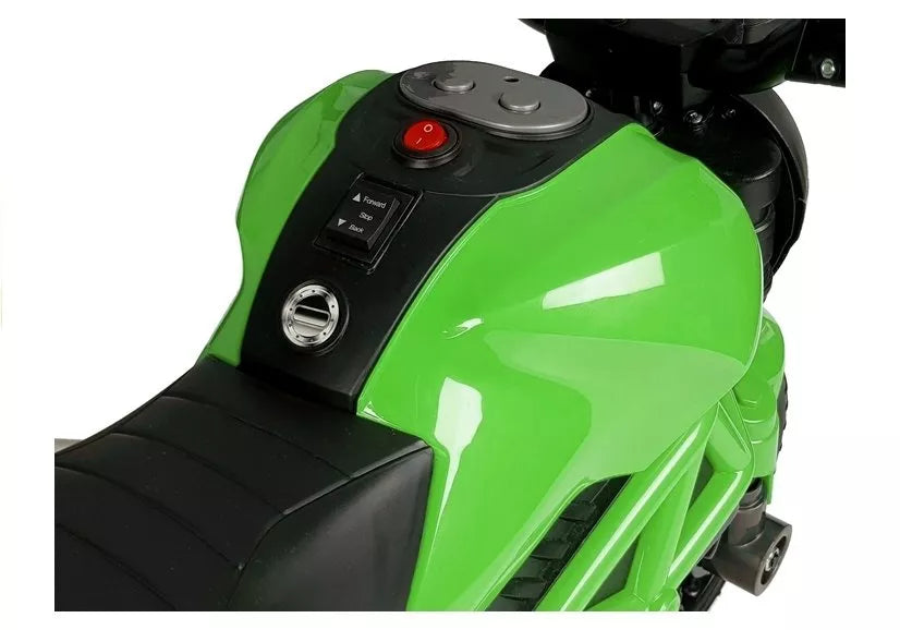 Vaikiškas elektrinis motociklas Motor, 6V, nuo 3 metų, baltas