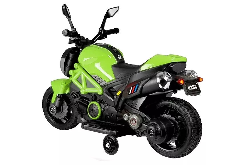 Vaikiškas elektrinis motociklas Motor, 6V, nuo 3 metų, baltas