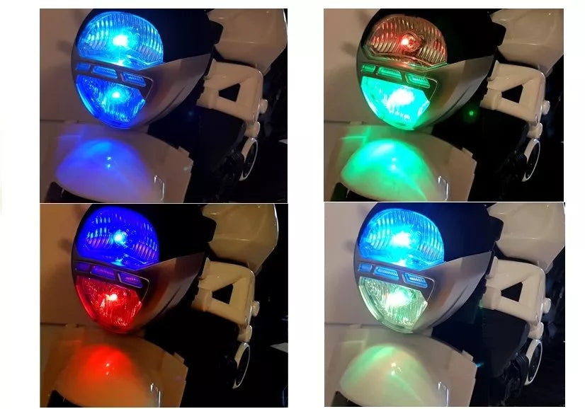 Vaikiškas elektrinis motociklas Motor, 6V, nuo 3 metų, baltas