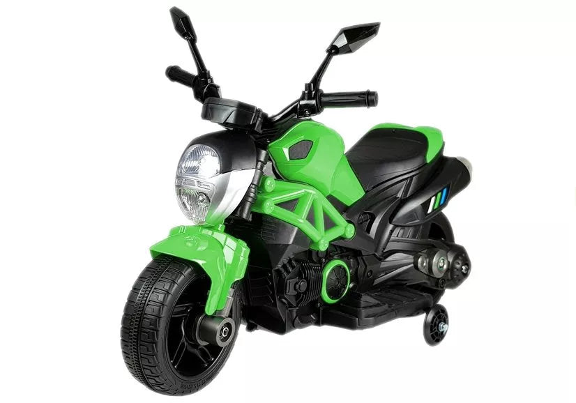Vaikiškas elektrinis motociklas Motor, 6V, nuo 3 metų, baltas