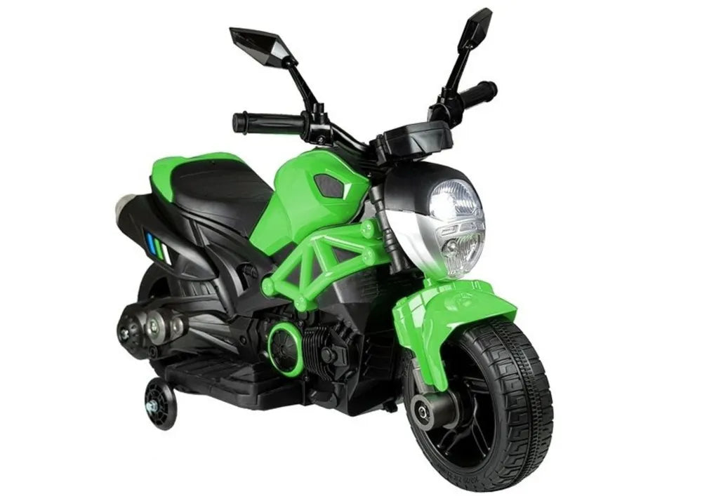 Vaikiškas elektrinis motociklas Motor, 6V, nuo 3 metų, baltas