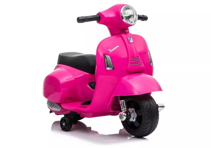 Vaikiškas elektrinis motociklas Vespa GTS 300 Mini, 6 V, rožinis