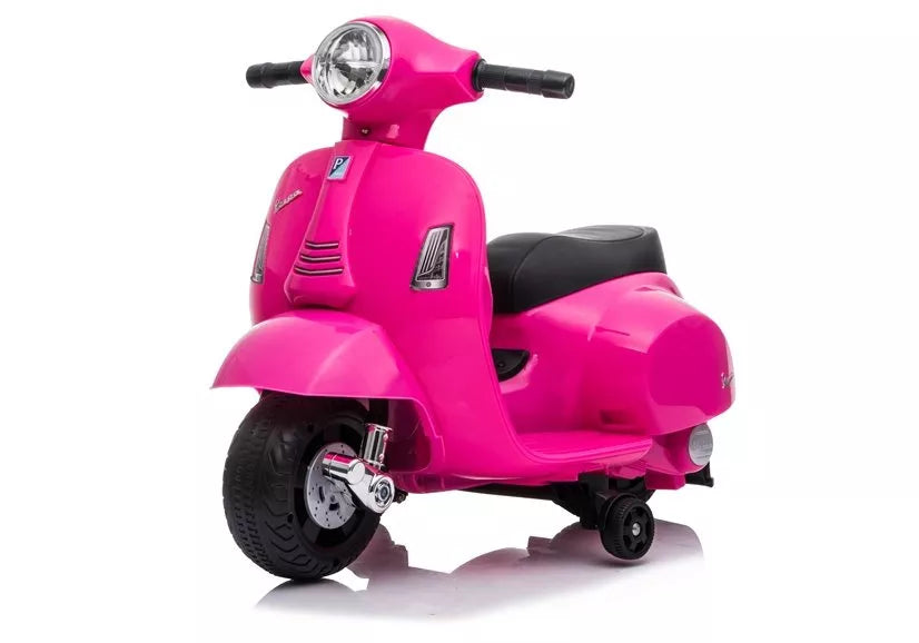 Vaikiškas elektrinis motociklas Vespa GTS 300 Mini, 6 V, rožinis