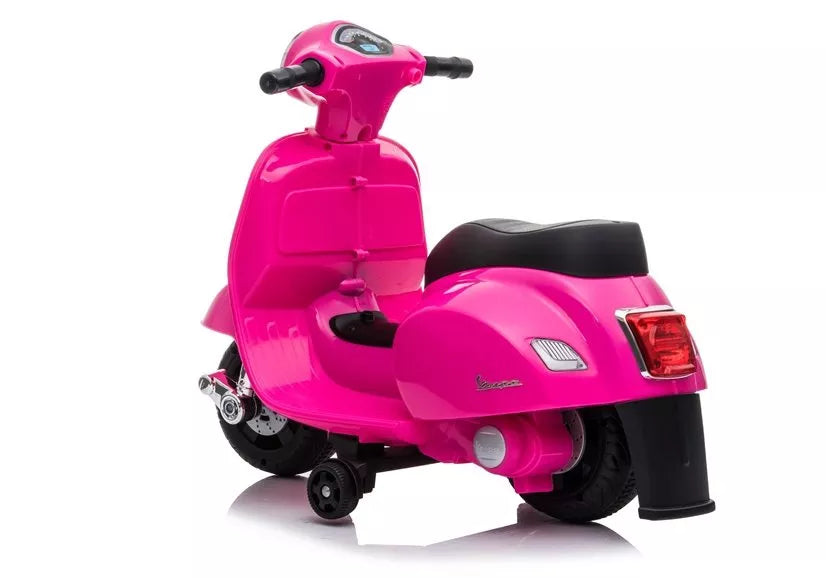 Vaikiškas elektrinis motociklas Vespa GTS 300 Mini, 6 V, rožinis