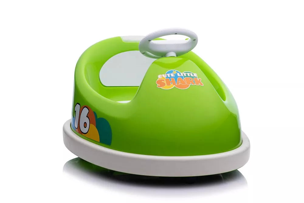 Vaikiškas elektromobilis, 12 V, su nuotolinio valdymo pultu ir eko-odos sėdyne, baltas