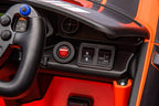 Vaikiškas elektromobilis, 12 V, su nuotolinio valdymo pultu, oranžinis