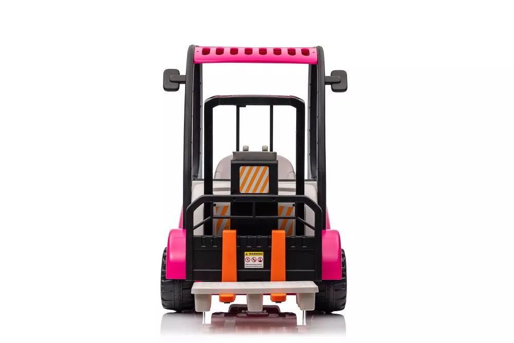 Vaikiškas elektromobilis, 12 V, su nuotolinio valdymo pultu, rožinis
