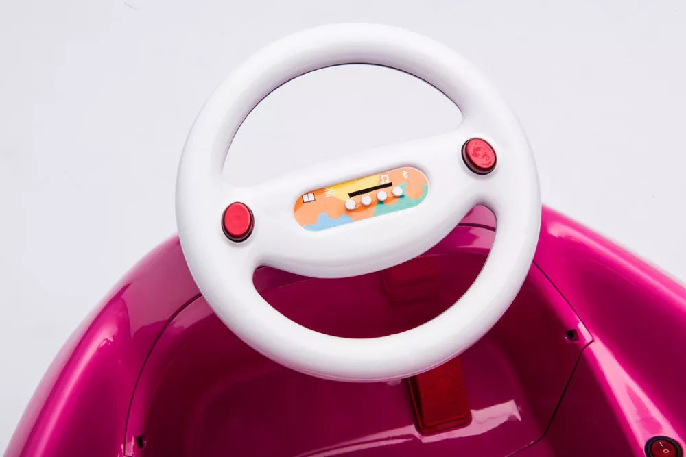 Vaikiškas elektromobilis, 12 V, su nuotolinio valdymo pultu, rožinis