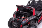 Vaikiškas elektromobilis, 12V, 4x45W, 3 pavaros, raudonas