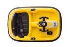 Vaikiškas elektromobilis, 2 × 6 V, 2 × 45 W, geltonas