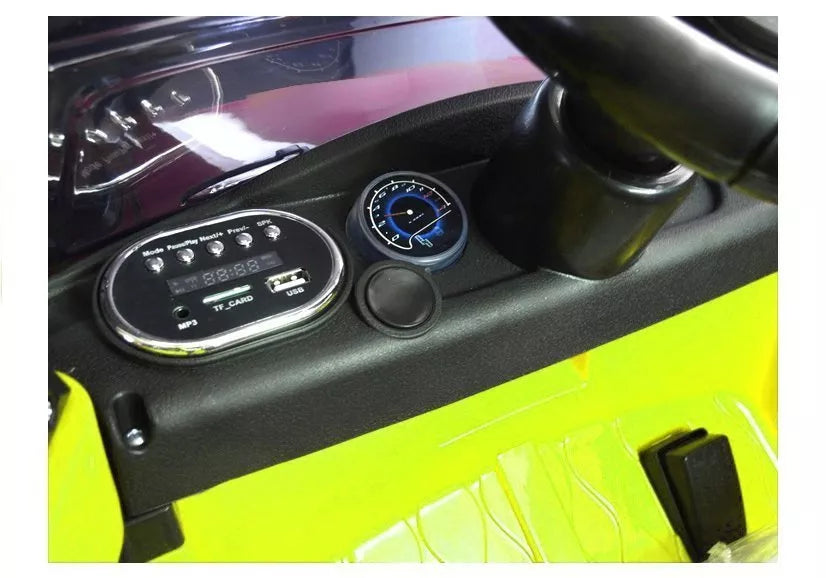 Vaikiškas elektromobilis, 2 × 6 V, MP3, USB jungtis