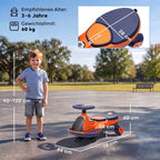 Vaikiškas elektromobilis 2 viename, 12 V, su 2 varikliais ir 360° vairavimu