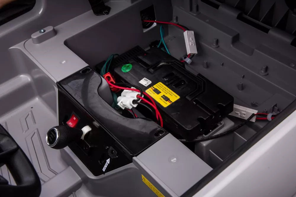 Vaikiškas elektromobilis, 24 V, pilkas