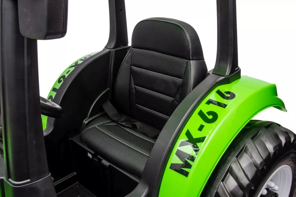 Vaikiškas elektromobilis, 24 V, su nuotolinio valdymo pultu, raudonas