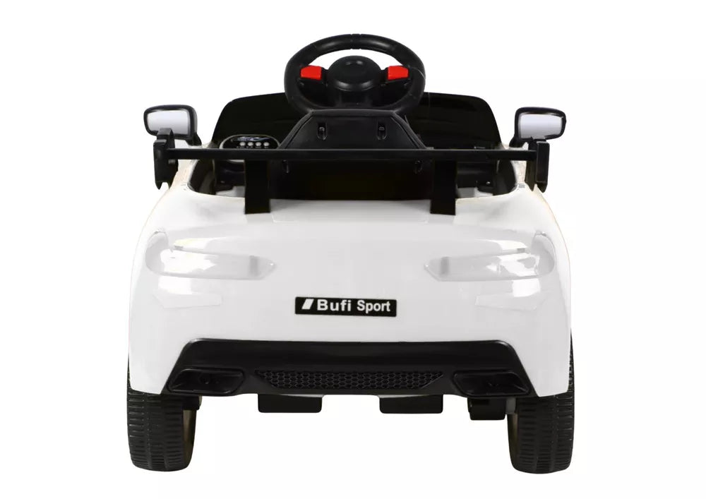 Vaikiškas elektromobilis 915, 2x6V 4,5Ah, su nuotolinio valdymo pultu, baltas
