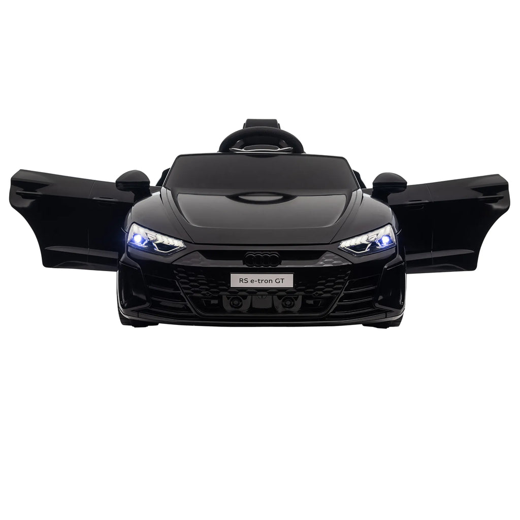 Vaikiškas elektromobilis Audi, 3–5 metų vaikams, iki 25 kg, juodas