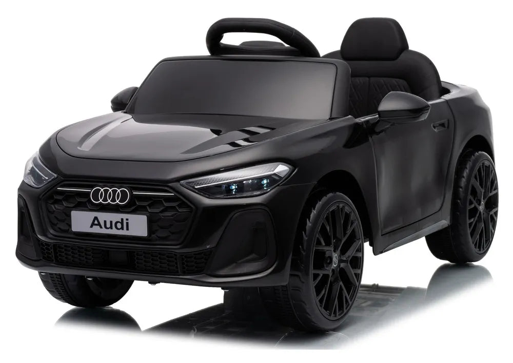 Vaikiškas elektromobilis Audi A5L, 12 V, 2x35W, su nuotolinio valdymo pultu, juodas
