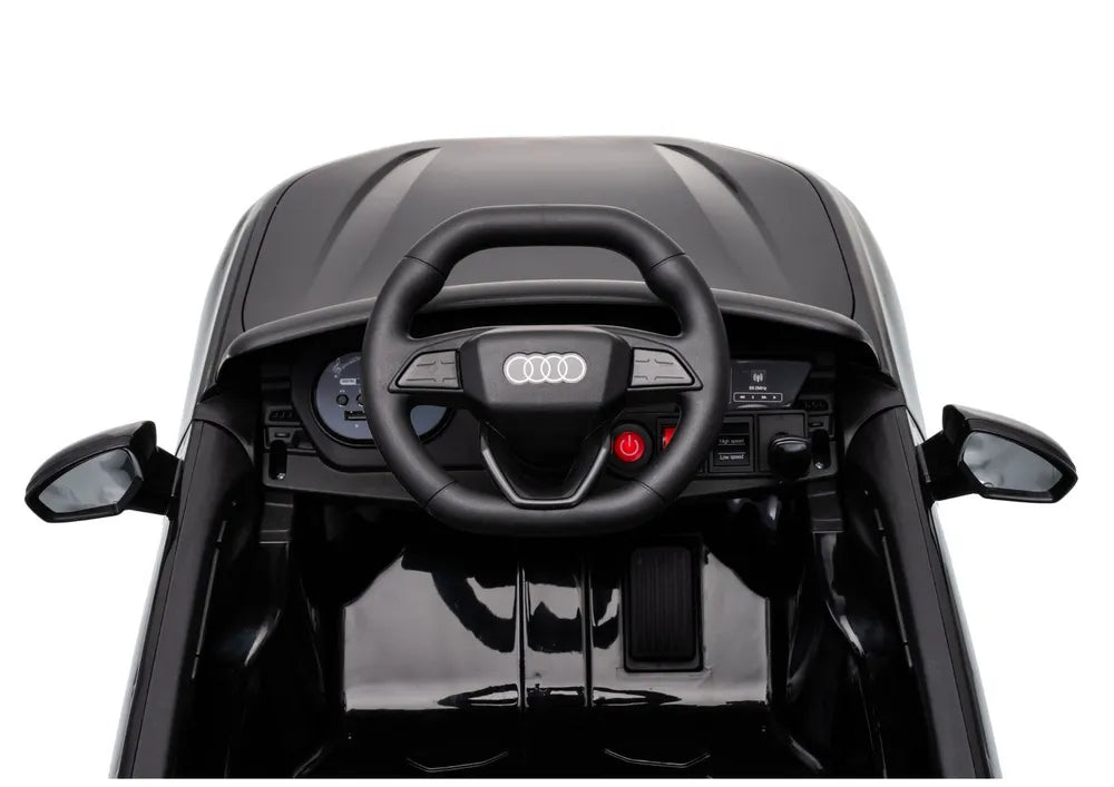 Vaikiškas elektromobilis Audi A5L, 12 V, 2x35W, su nuotolinio valdymo pultu, juodas