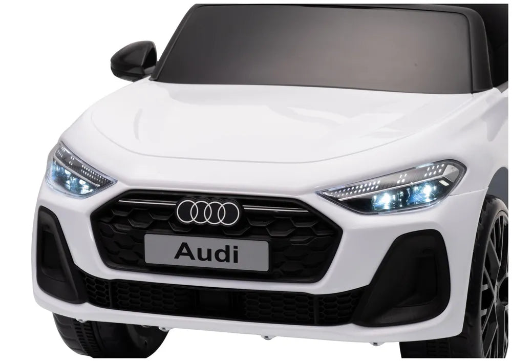 Vaikiškas elektromobilis Audi A5L, 12 V, su nuotolinio valdymo pultu, baltas