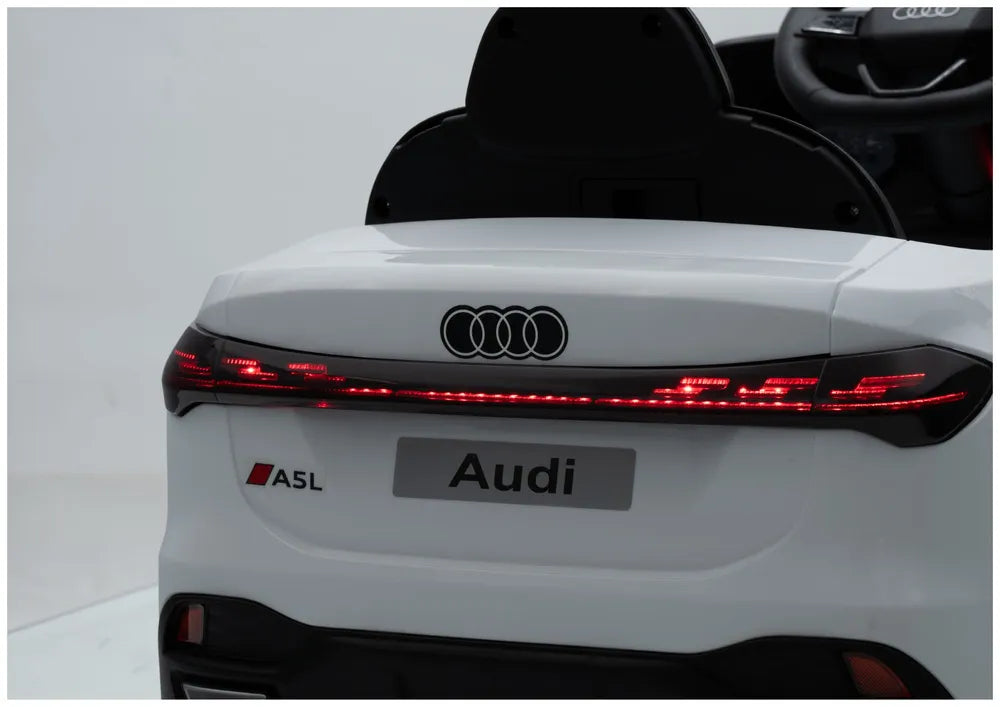 Vaikiškas elektromobilis Audi A5L, 12 V, su nuotolinio valdymo pultu, baltas