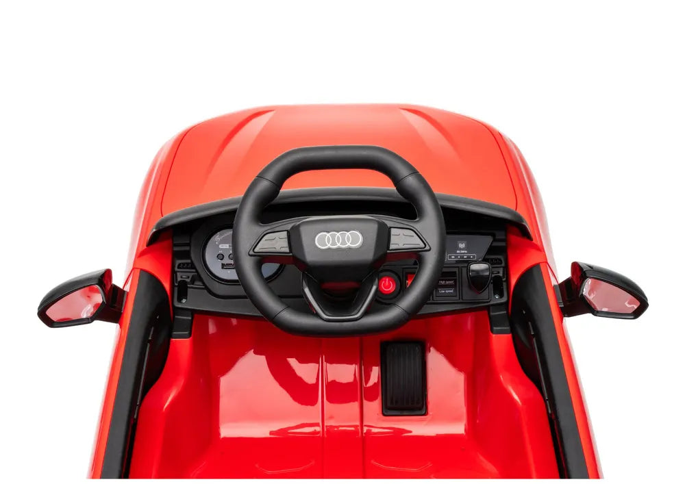 Vaikiškas elektromobilis Audi A5L, 12 V, su nuotolinio valdymo pultu, raudonas
