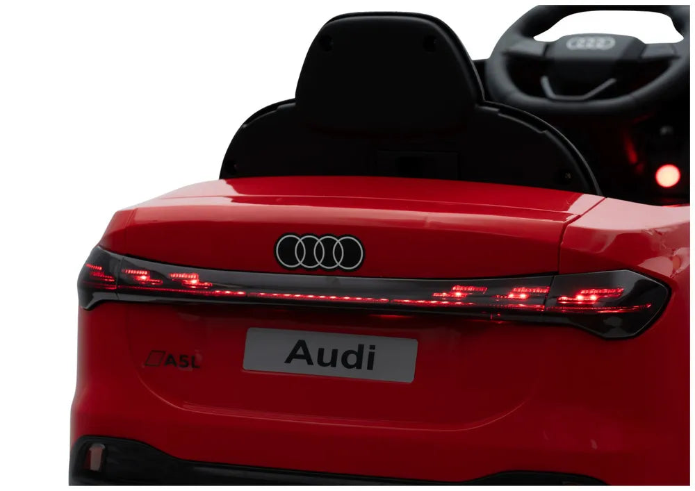 Vaikiškas elektromobilis Audi A5L, 12 V, su nuotolinio valdymo pultu, raudonas