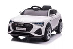 Vaikiškas elektromobilis Audi e-tron, 12V, su nuotolinio valdymo pultu, baltas