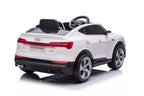 Vaikiškas elektromobilis Audi e-tron, 12V, su nuotolinio valdymo pultu, baltas