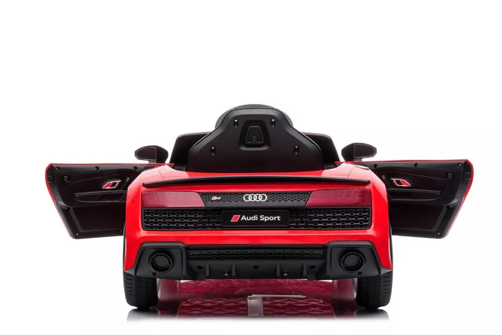 Vaikiškas elektromobilis Audi R8, 12V, 3 greičio režimai, raudonas