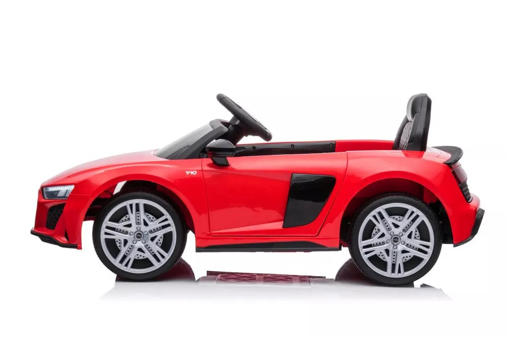 Vaikiškas elektromobilis Audi R8, 12V, 3 greičio režimai, raudonas