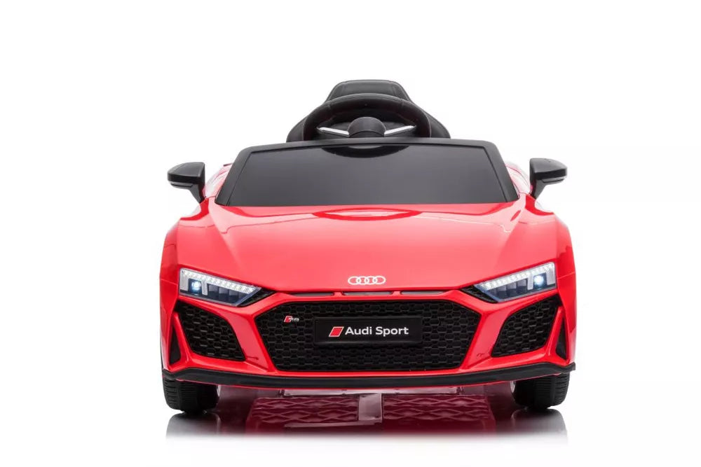 Vaikiškas elektromobilis Audi R8, 12V, 3 greičio režimai, raudonas