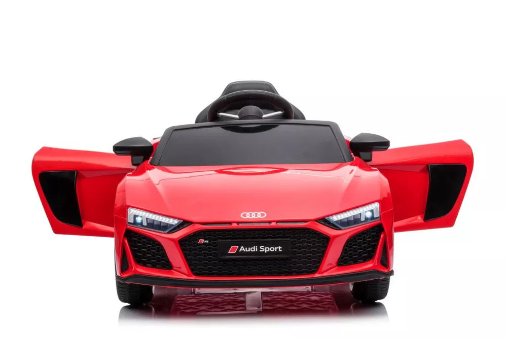 Vaikiškas elektromobilis Audi R8, 12V, 3 greičio režimai, raudonas
