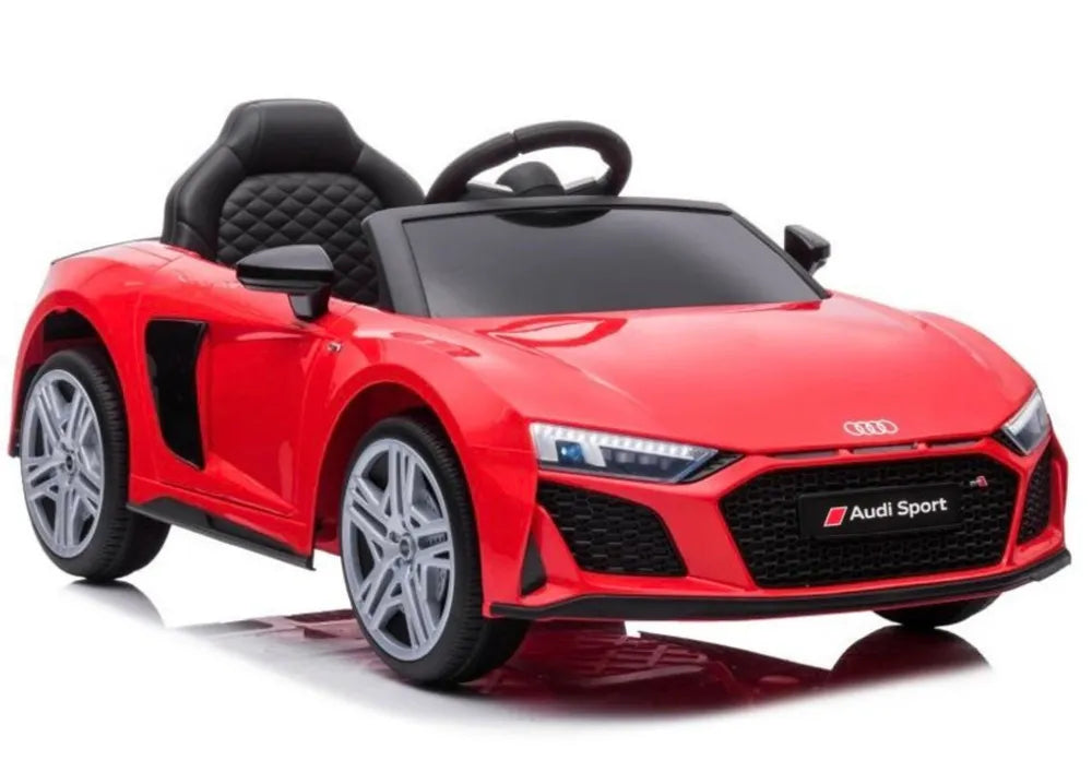 Vaikiškas elektromobilis Audi R8, 12V, 3 greičio režimai, raudonas