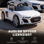 Vaikiško elektromobilio priekis su ryškiais LED žibintais ir grotelėmis