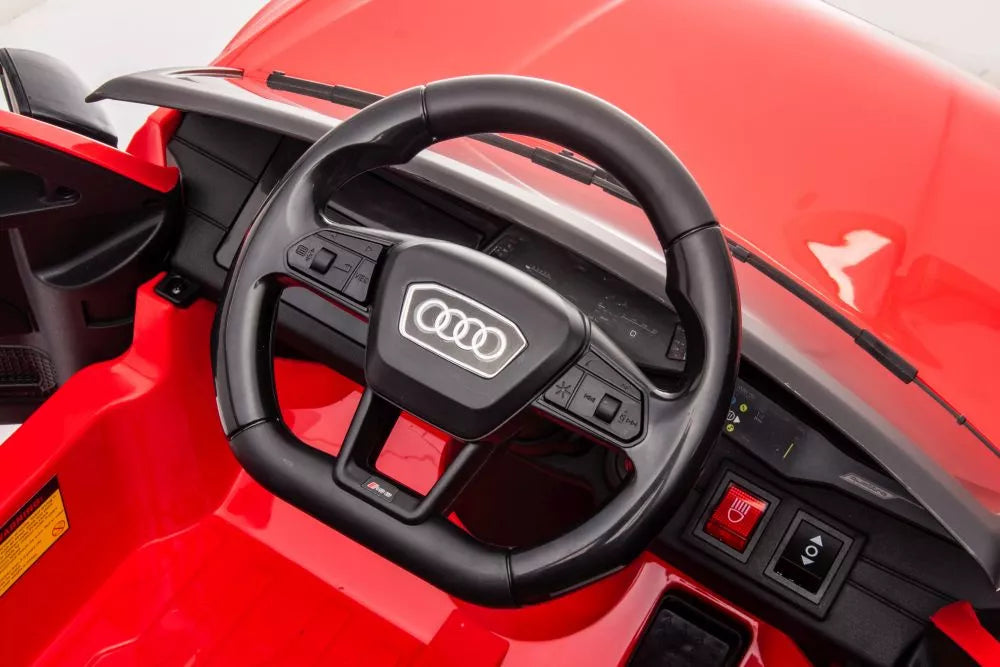 Vaikiškas elektromobilis Audi RS 6, 12 V, 2x45W, raudonas