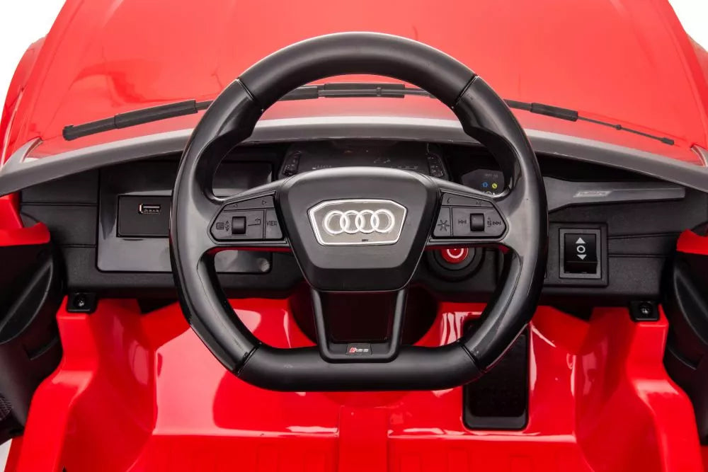 Vaikiškas elektromobilis Audi RS 6, 12 V, 2x45W, raudonas