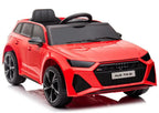 Vaikiškas elektromobilis Audi RS 6, 12 V, 2x45W, raudonas