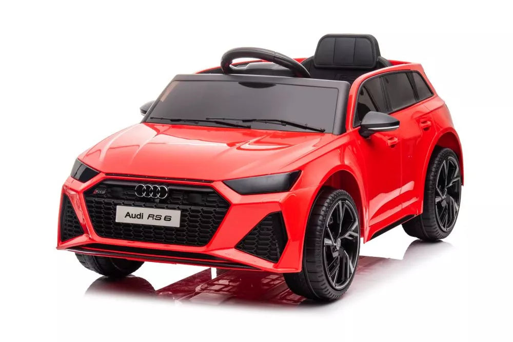 Vaikiškas elektromobilis Audi RS 6, 12 V, 2x45W, raudonas