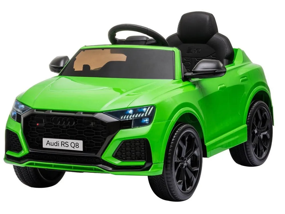 Vaikiškas elektromobilis Audi RS Q8, 12 V, 3-5 km/h, baltas
