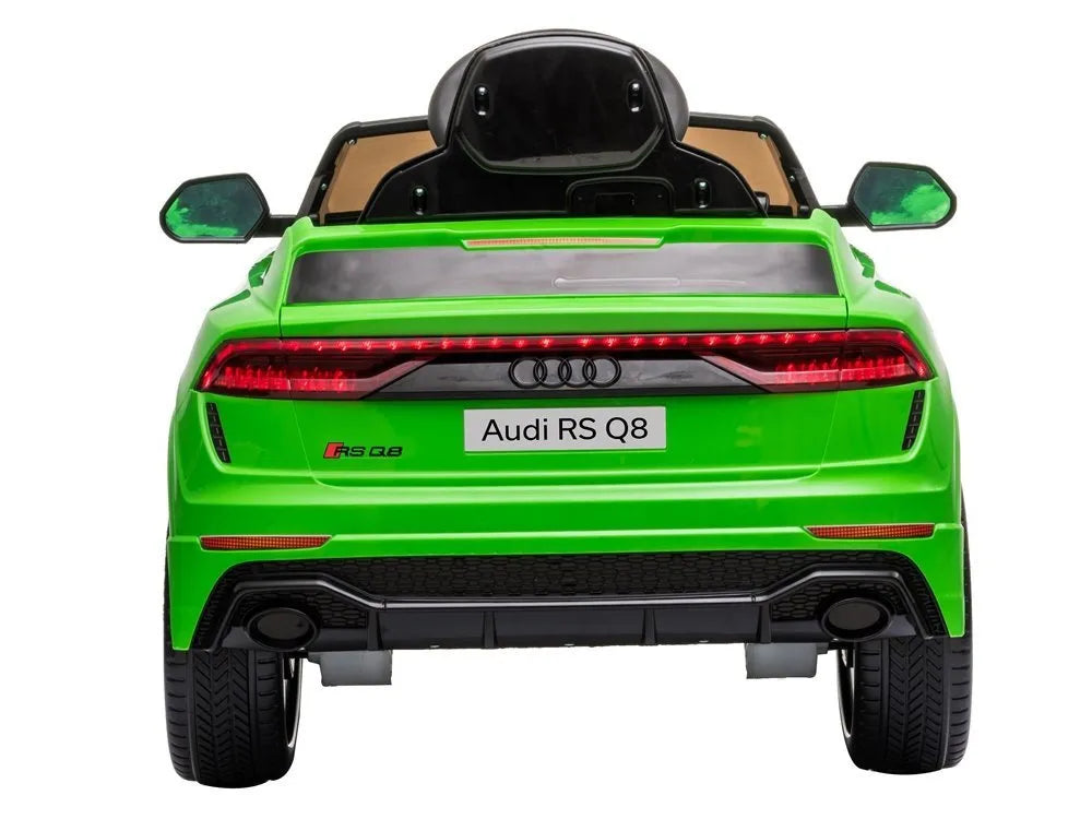 Vaikiškas elektromobilis Audi RS Q8, 12 V, 3-5 km/h, baltas