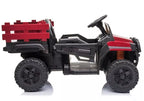 Vaikiškas elektromobilis Auto, 12 V, 3 pavarų, 120 × 67 × 65 cm, raudonas