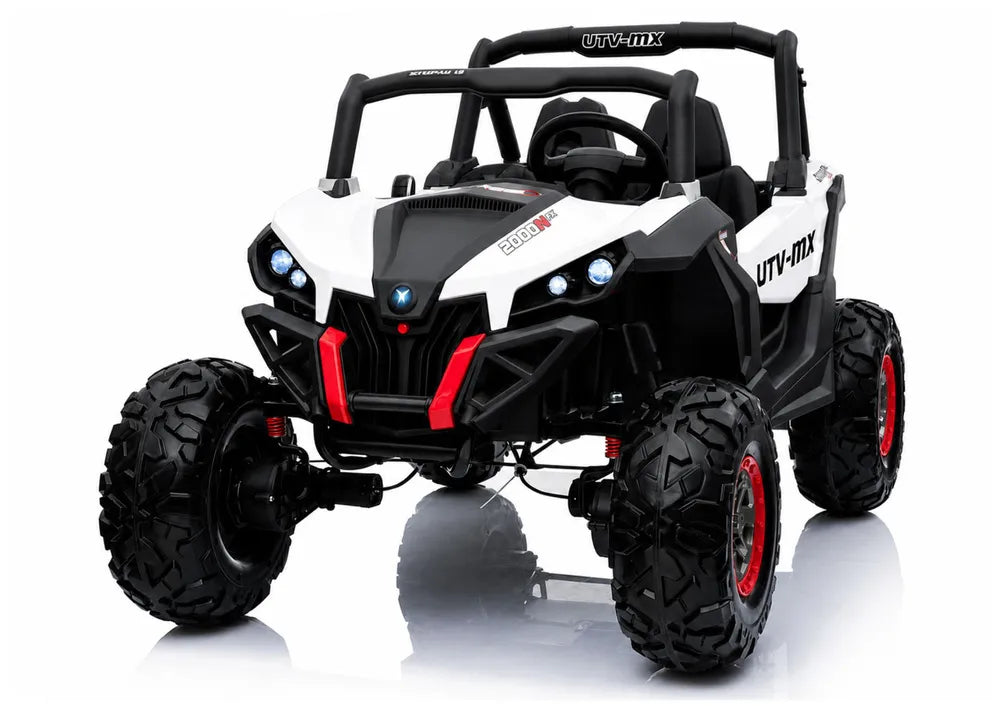 Vaikiškas elektromobilis bagis XMX603, 24 V, 4 × 45 W, 4×4, baltas