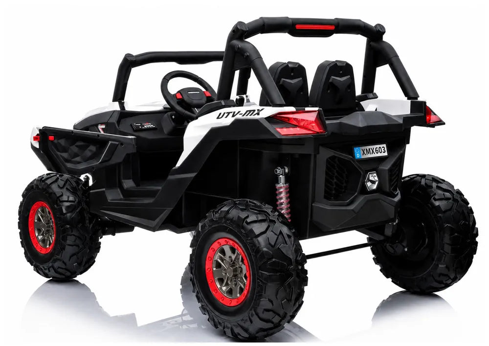 Vaikiškas elektromobilis bagis XMX603, 24 V, 4 × 45 W, 4×4, baltas