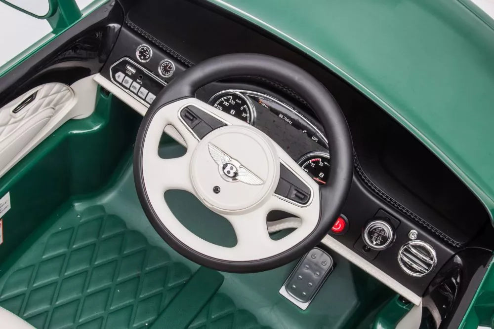 Automobilio salone matomi vairas ir prietaisų skydelis iš arti
