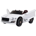 Vaikiškas elektromobilis Bentley GT, 3–5 metų vaikams, baltas