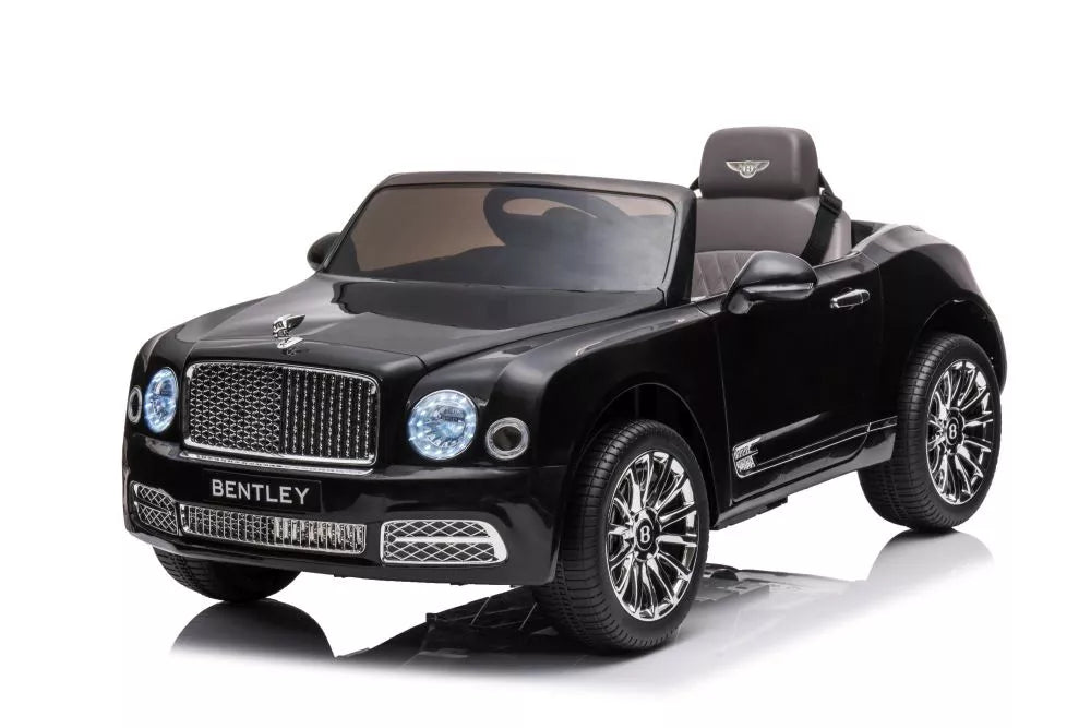 Vaikiškas elektromobilis Bentley Mulsanne, 12 V, su nuotolinio valdymo pultu, juodas