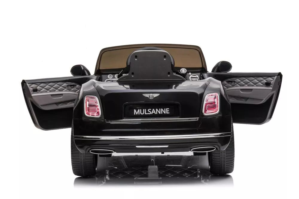 Vaikiškas elektromobilis Bentley Mulsanne, 12 V, su nuotolinio valdymo pultu, juodas