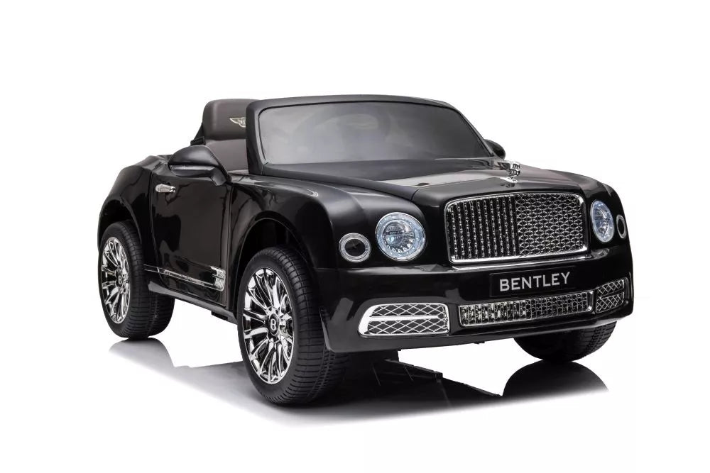 Vaikiškas elektromobilis Bentley Mulsanne, 12 V, su nuotolinio valdymo pultu, juodas