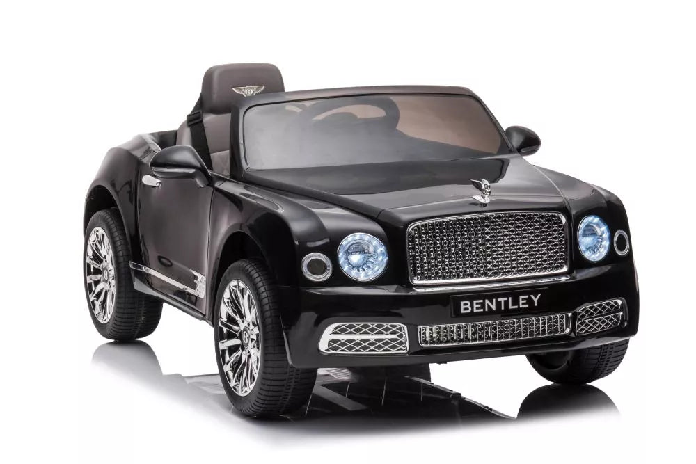 Vaikiškas elektromobilis Bentley Mulsanne, 12 V, su nuotolinio valdymo pultu, juodas